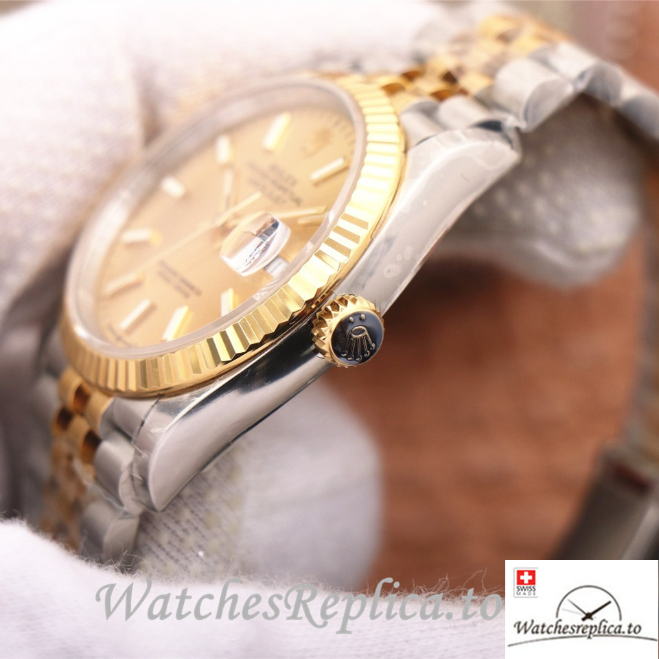 Swiss Rolex Datejust Replica 126233 Stainless steel strap 36MM - WatchesReplica.is