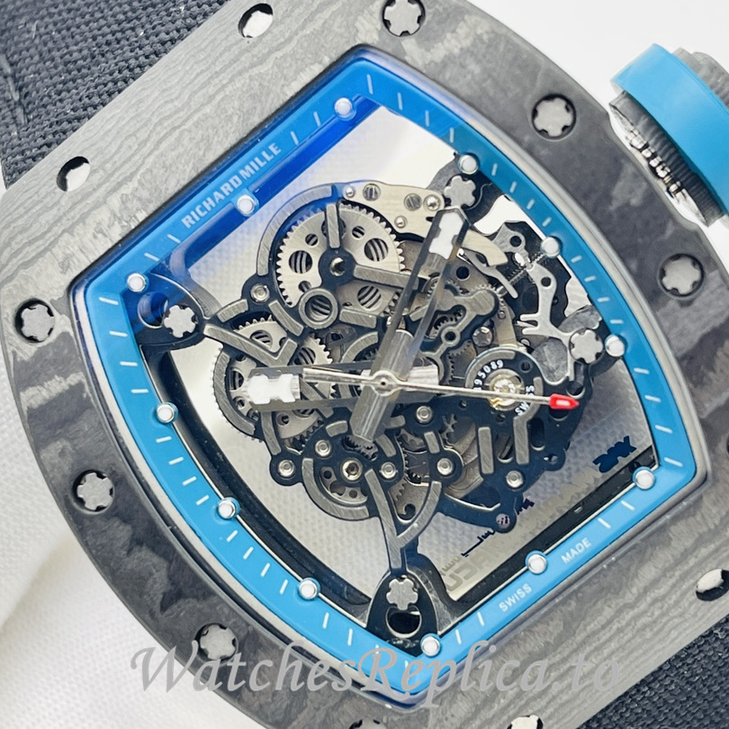 Richard Mille Replica RM055 Canvas strap 50MM - WatchesReplica.is