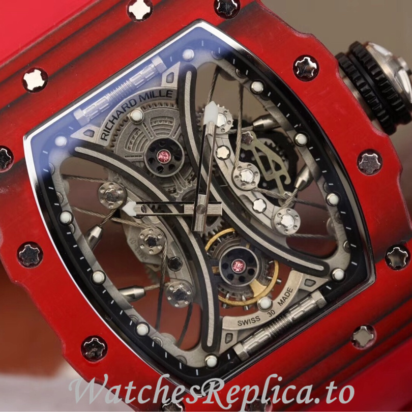 Richard Mille Replica RM53-01 Rubber strap 50MM - WatchesReplica.is