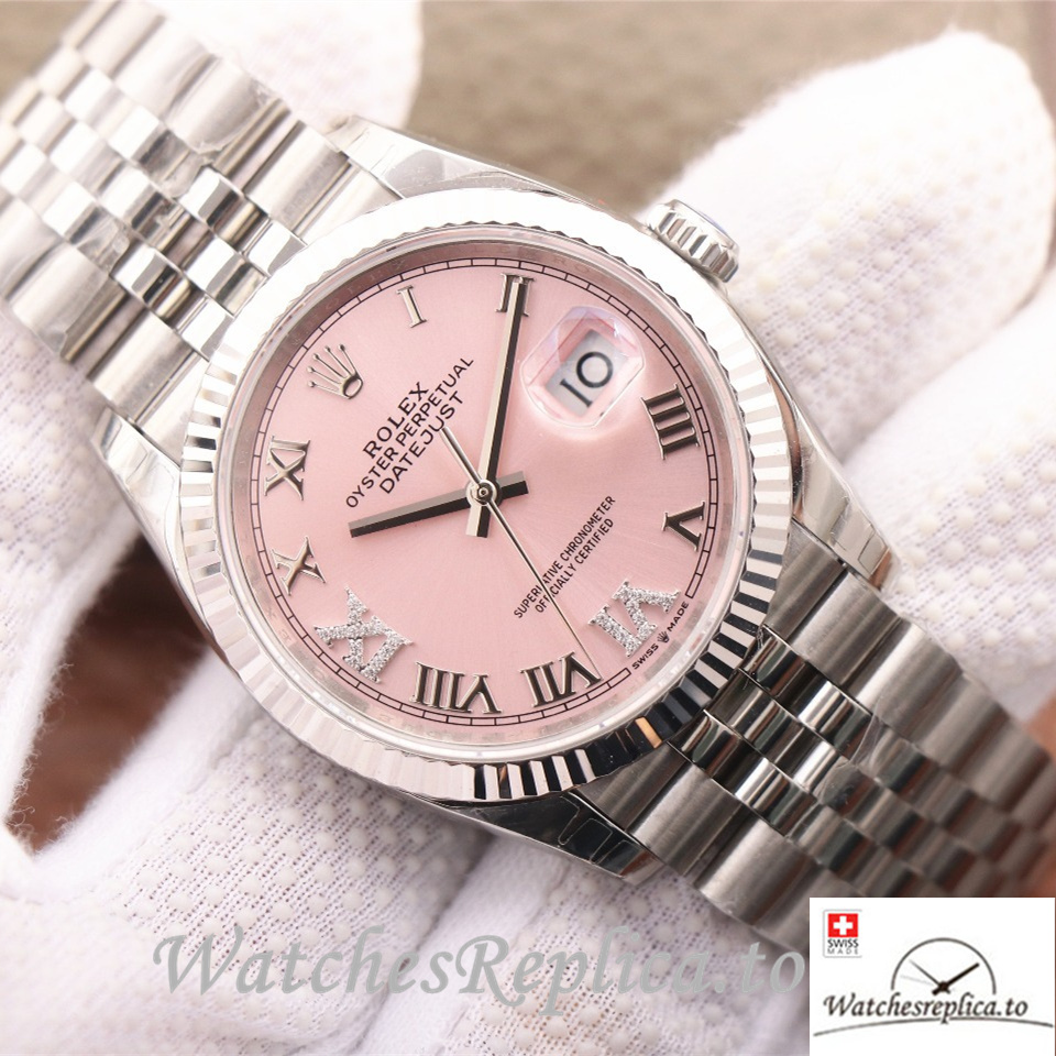 Swiss Rolex Datejust Replica 126233 Stainless steel strap 36MM - WatchesReplica.is