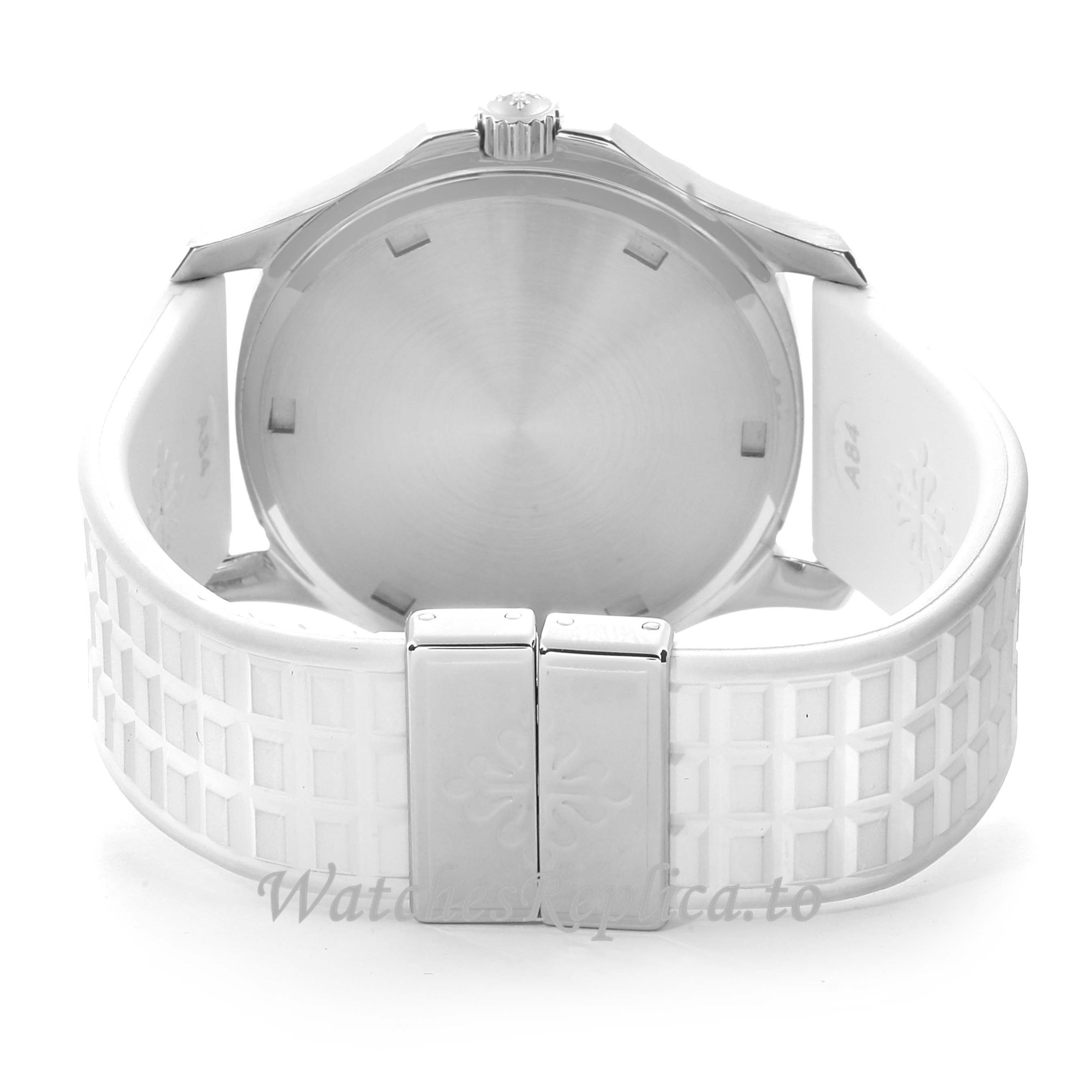 Replica Patek Philippe Aquanaut Diamond Ladies Watch 5067A/024 - WatchesReplica.is