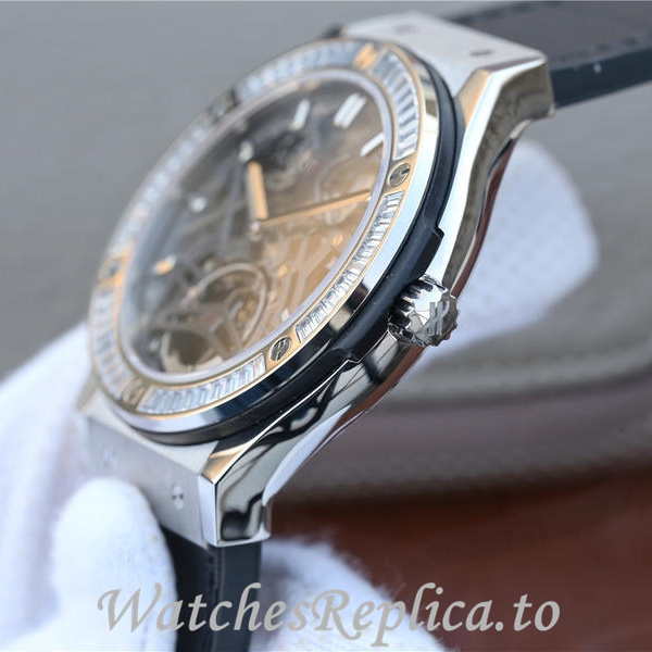 Hublot Replica HUBLOT Leather strap 42MM - WatchesReplica.is