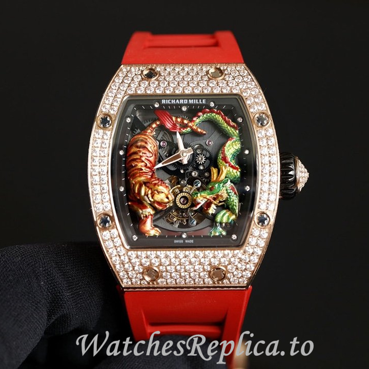 Richard Mille Replica RM51-01 Rubber strap 50MM - WatchesReplica.is
