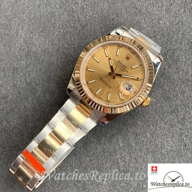 Swiss Rolex Datejust Replica 126333-0009 Stainless steel strap 41MM - WatchesReplica.is
