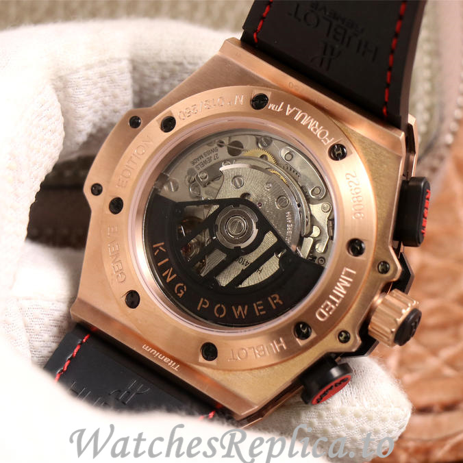 Hublot Replica King Power F1 Leather strap 48MM - WatchesReplica.is