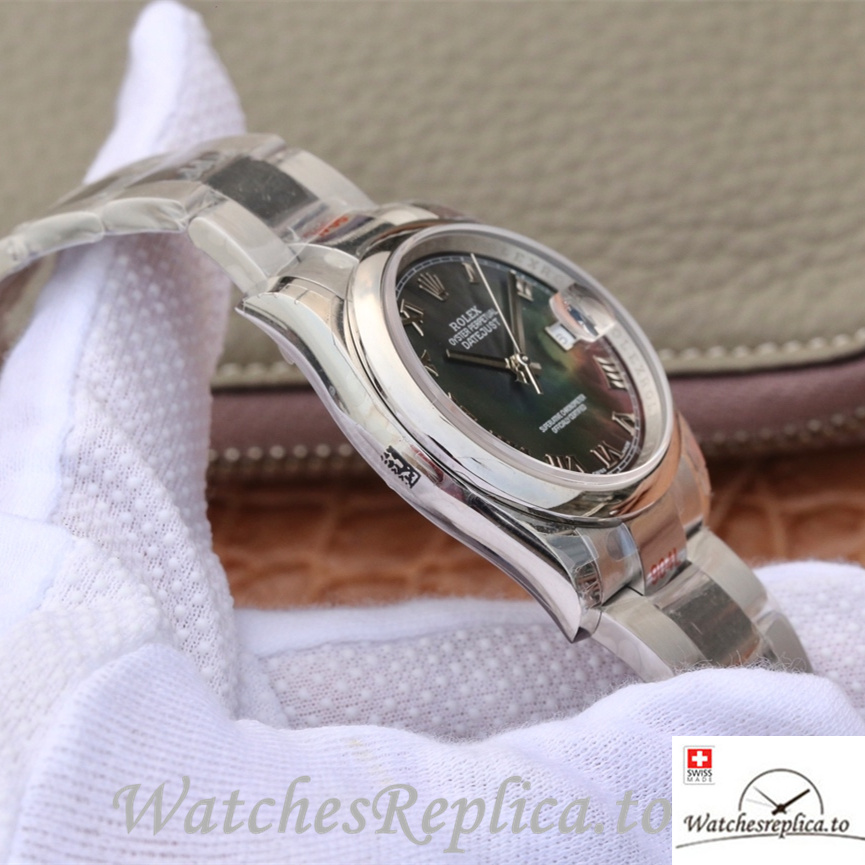 Swiss Rolex Datejust Replica 116200 Stainless steel strap 36MM - WatchesReplica.is
