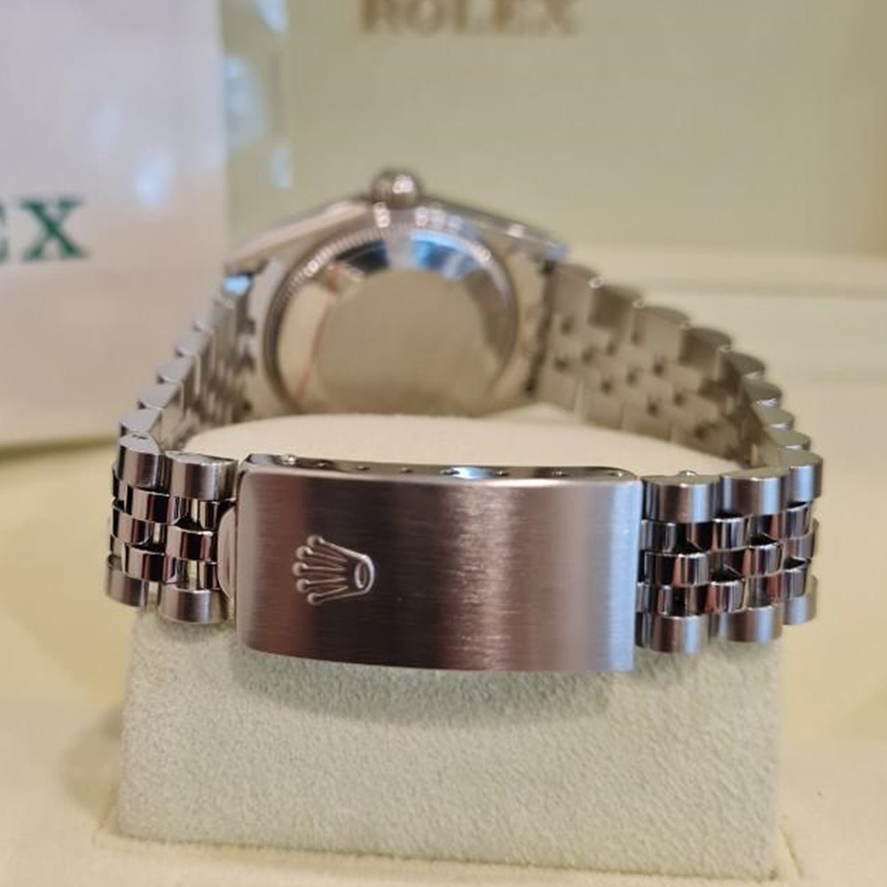 Rolex Mid Size Datejust Silver Dial 68274 - WatchesReplica.is