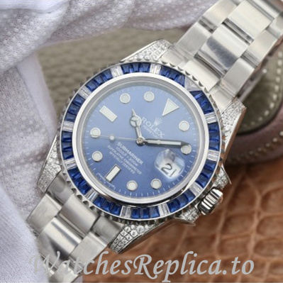 Swiss Rolex Submariner Replica 116610 Stainless steel strap 40MM - WatchesReplica.is