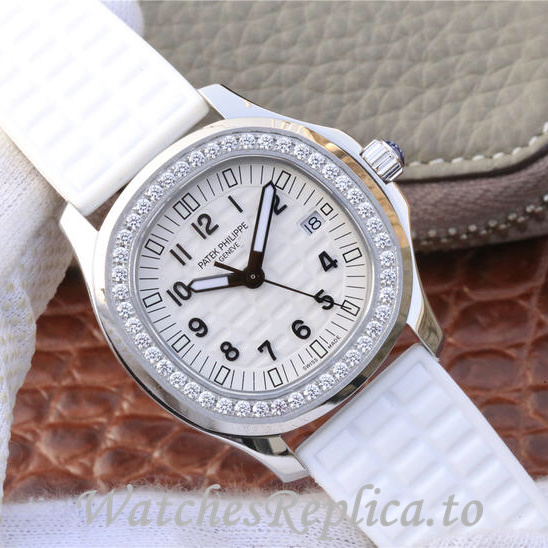 Patek Philippe Replica Aquanaut 5068 Rubber strap 35.6MM - WatchesReplica.is