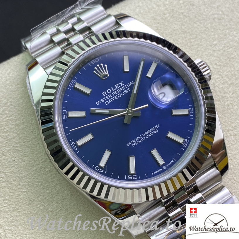 Swiss Rolex Datejust 126334 Replica Stainless steel strap 41MM - WatchesReplica.is