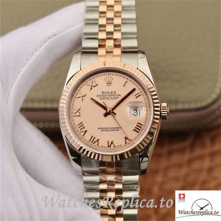 Swiss Rolex Datejust Replica 116231 Stainless steel strap 36MM - WatchesReplica.is