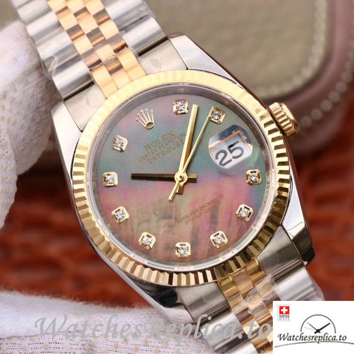 Swiss Rolex Datejust Replica 126233 Stainless steel strap 36MM - WatchesReplica.is