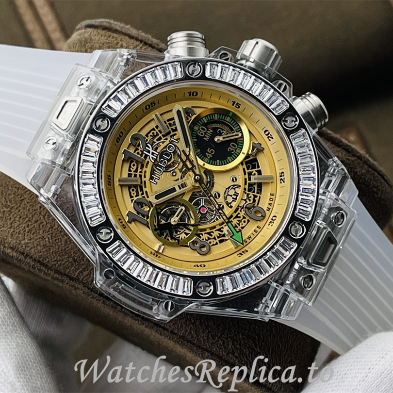 Hublot Replica 411.JX.4802.RT Rubber strap 45MM - WatchesReplica.is