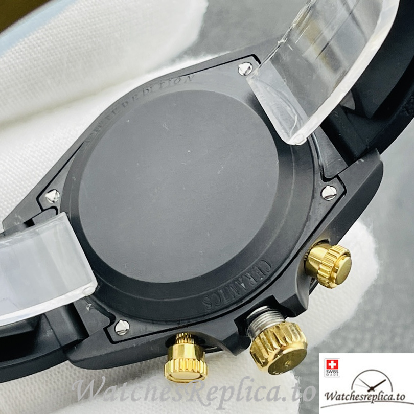 Swiss Rolex Daytona Replica Rubber strap 40MM - WatchesReplica.is