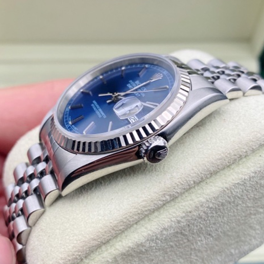 Rolex Datejust Blue Dial 16234 - WatchesReplica.is