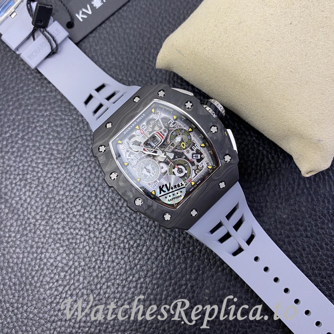 Richard Mille Replica RM-011 Rubber strap 50MM - WatchesReplica.is