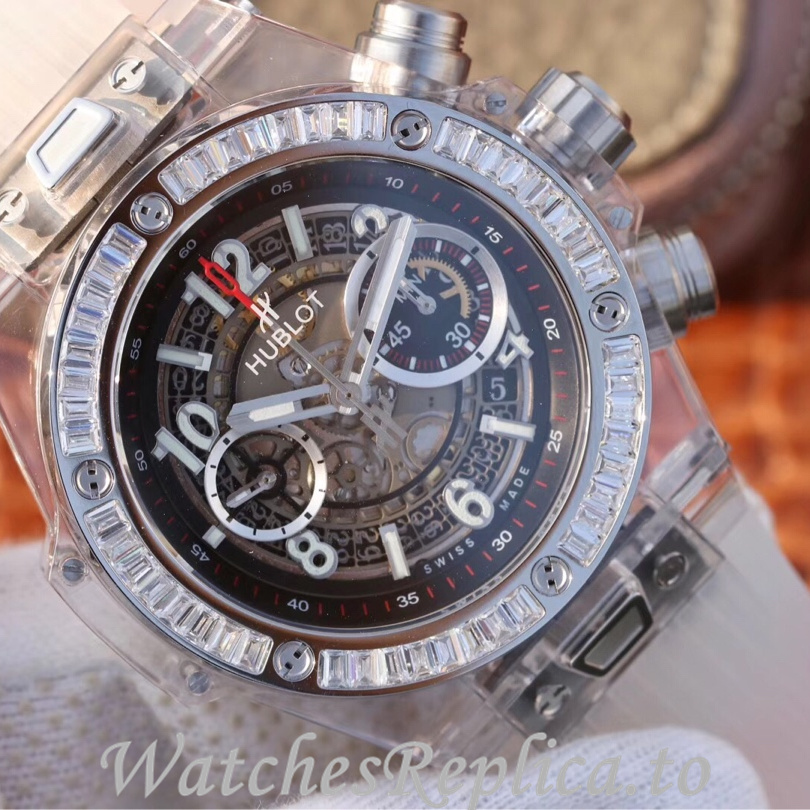 Hublot Replica 411.JX.4802.RT Rubber strap 45MM - WatchesReplica.is