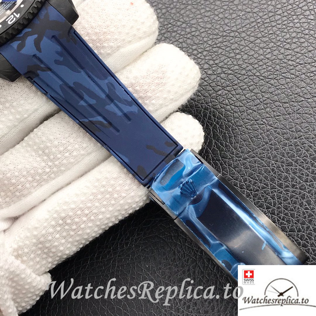 Swiss Rolex GMT-Master Replica Rubber strap 40MM - WatchesReplica.is