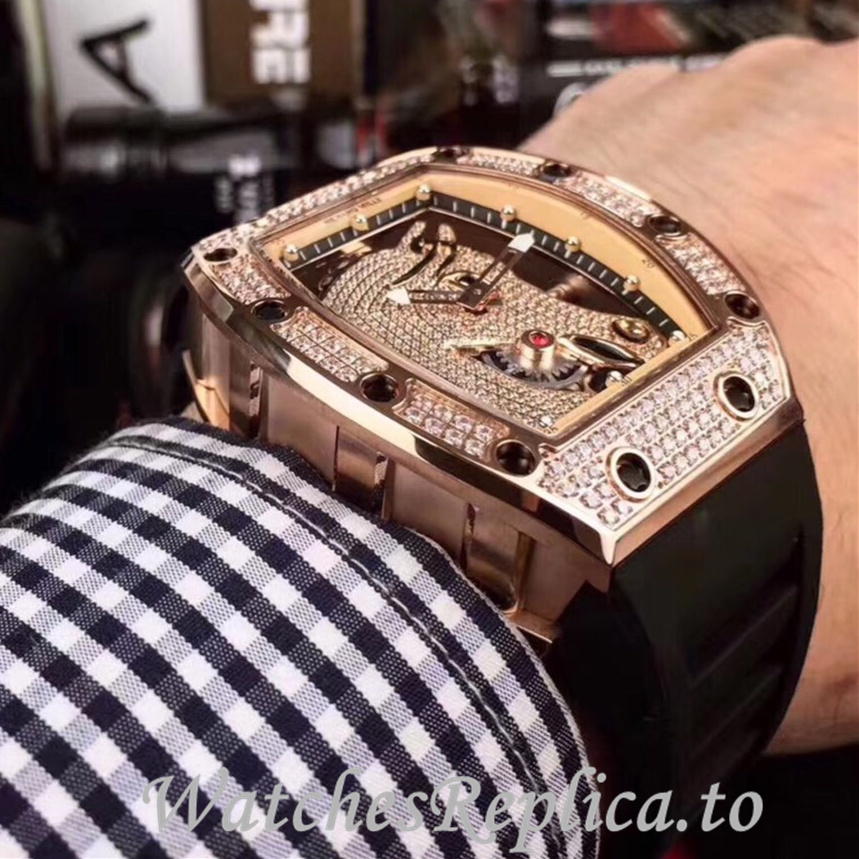 Richard Mille Replica RM52-02 Rubber strap 50MM - WatchesReplica.is