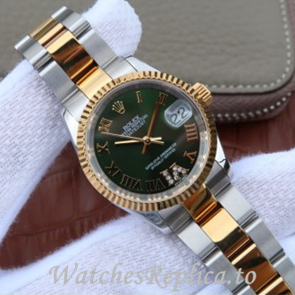 Swiss Rolex Datejust Replica 178383 Stainless steel strap 31MM - WatchesReplica.is