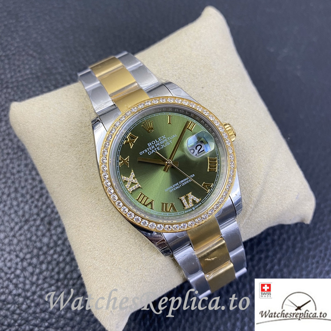 Swiss Rolex Datejust Replica 126233 Stainless steel strap 36MM - WatchesReplica.is