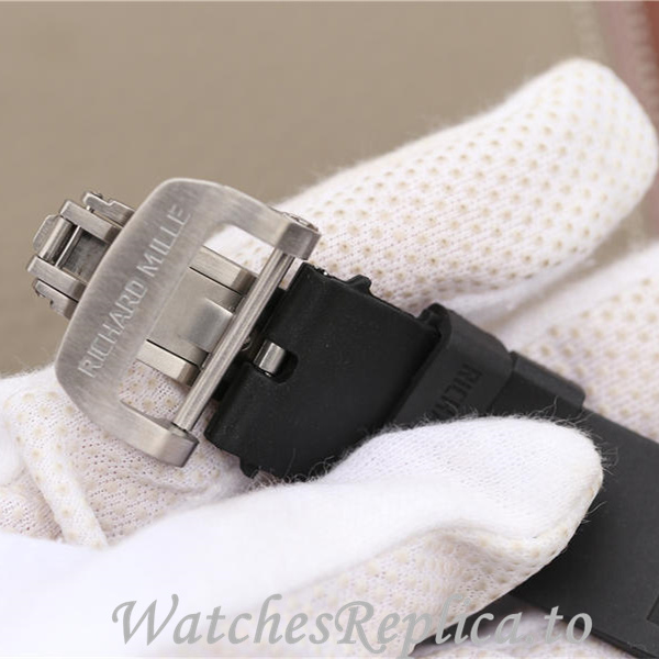 Richard Mille Replica RM011 Rubber strap 50MM - WatchesReplica.is