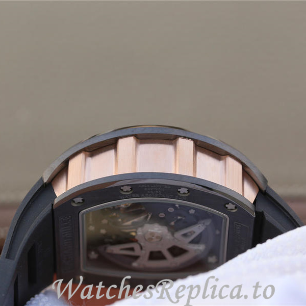 Richard Mille Replica RM011 Rubber strap 50MM - WatchesReplica.is