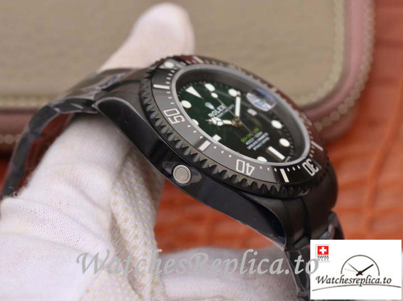 Swiss Rolex Sea-Dweller Deepsea Replica 11666001 Black Bezel 44MM - WatchesReplica.is