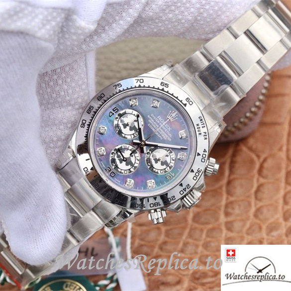 Swiss Rolex Daytona Replica 116509 Stainless steel strap 40MM - WatchesReplica.is