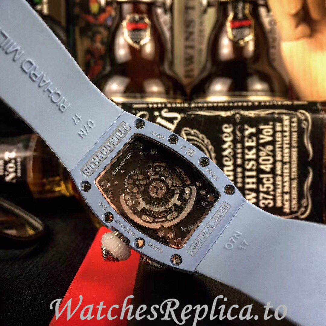 Richard Mille Replica RM037 Rubber strap 45MM - WatchesReplica.is