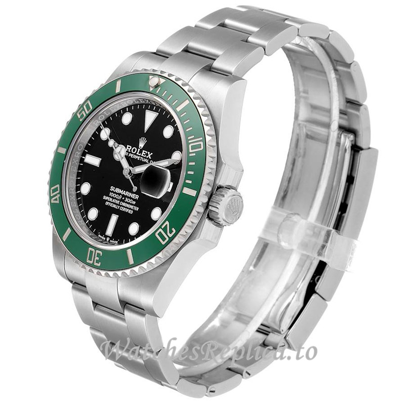 Replica Rolex Submariner Watch 126610lv 41MM - WatchesReplica.is