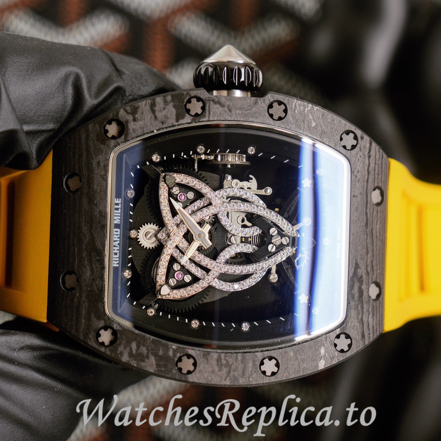 Richard Mille Replica RM019 Rubber strap 50MM - WatchesReplica.is