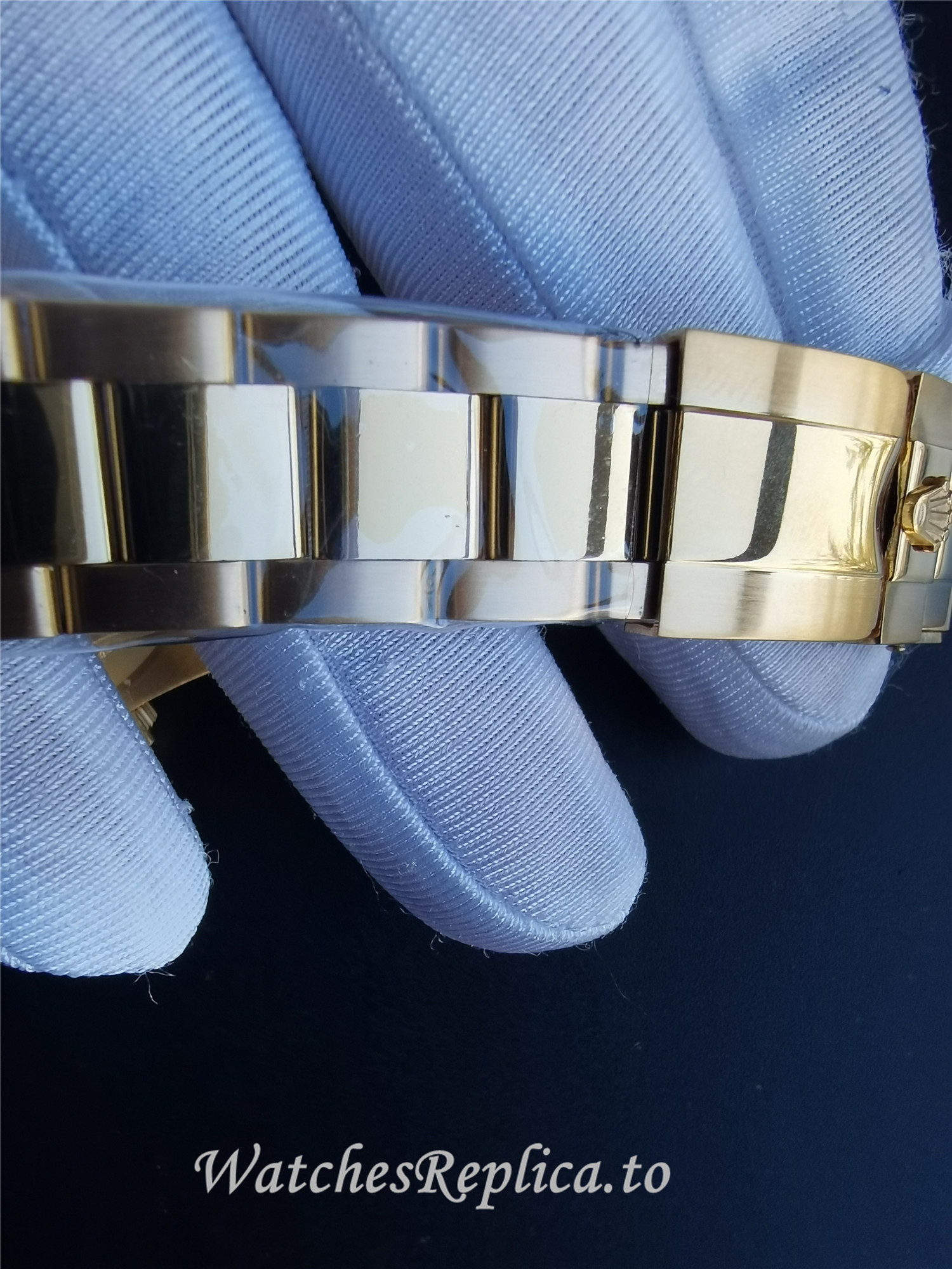 Swiss Rolex Daytona Cosmograph Replica 116528 Yellow Gold Bezel 40MM - WatchesReplica.is