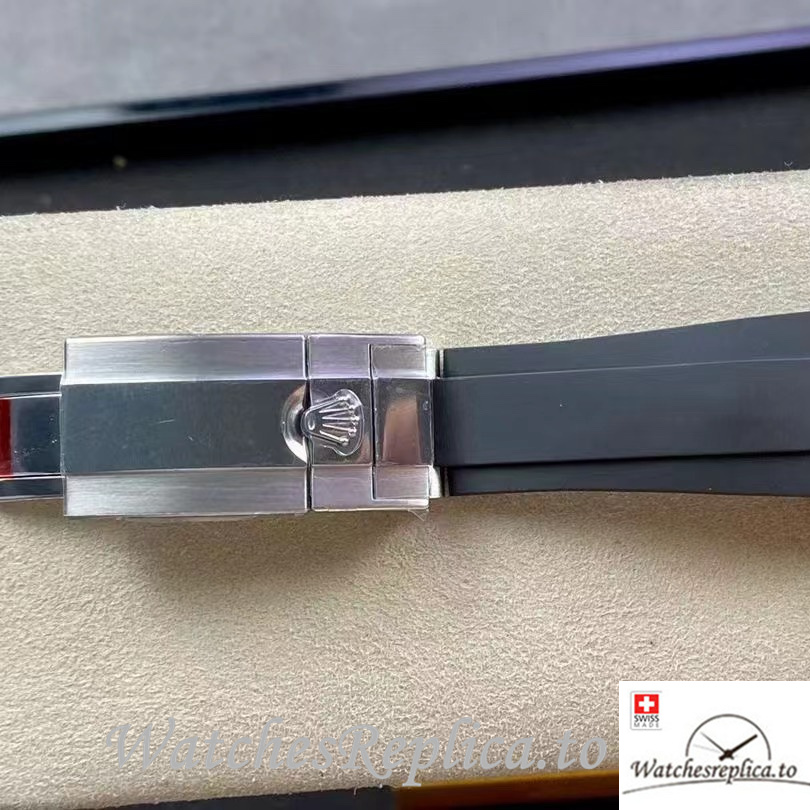 Swiss Rolex Daytona Replica 116519LN Rubber strap 40MM - WatchesReplica.is