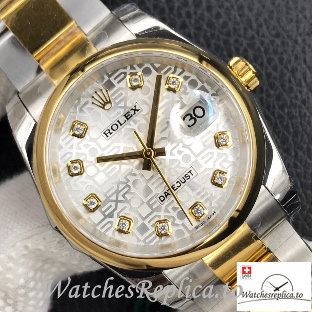 Swiss Rolex Datejust 126334 Replica Stainless steel strap 41MM - WatchesReplica.is
