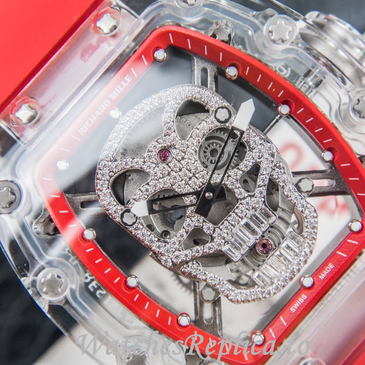 Richard Mille Replica RM052 Rubber strap 50MM - WatchesReplica.is