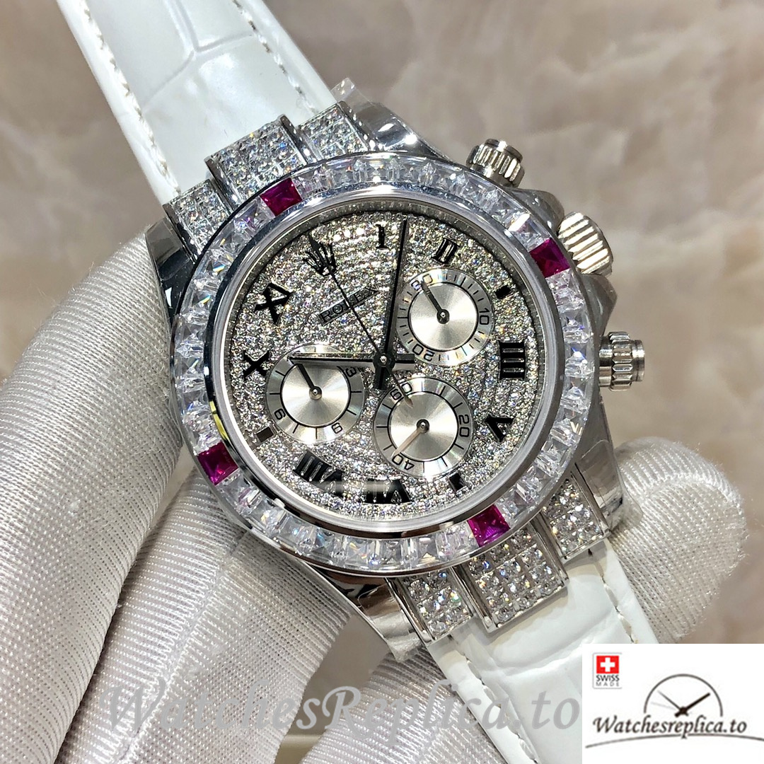 Swiss Rolex Daytona 116599 Replica Leather strap 40MM - WatchesReplica.is