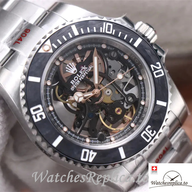 Swiss Rolex Oyster Perpetual 116610LN Replica Rubber strap 40MM - WatchesReplica.is