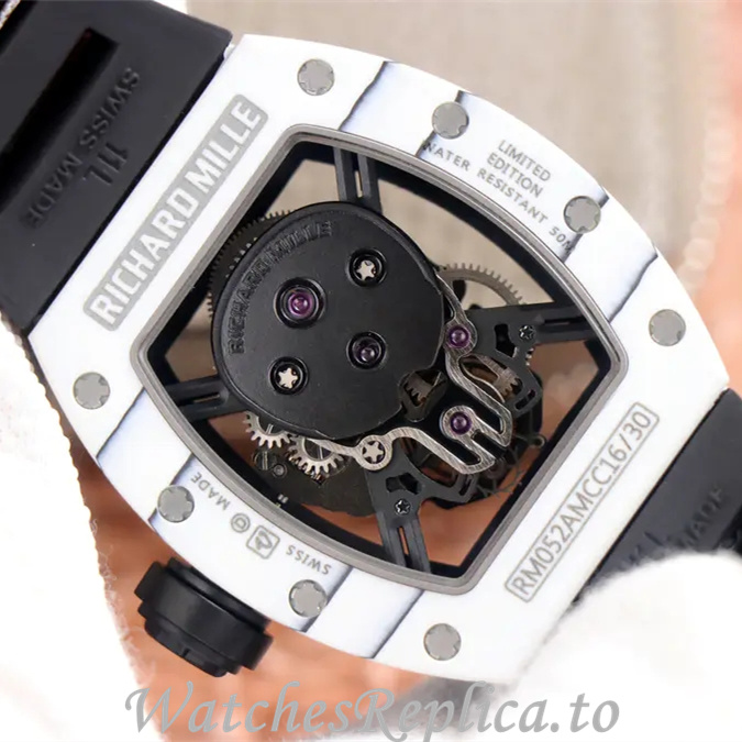 Richard Mille Replica RM52-01 Rubber strap 50MM - WatchesReplica.is