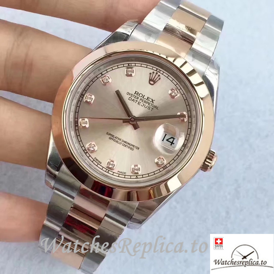 Swiss Rolex Datejust Replica 126301 Stainless steel strap 41MM - WatchesReplica.is