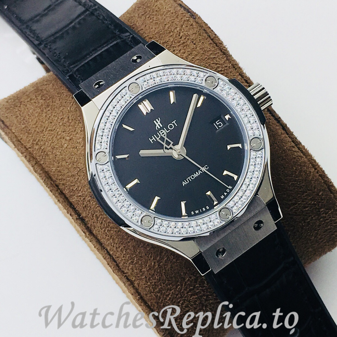 Hublot Replica Classic-Fusion-Series Leather strap 38MM - WatchesReplica.is