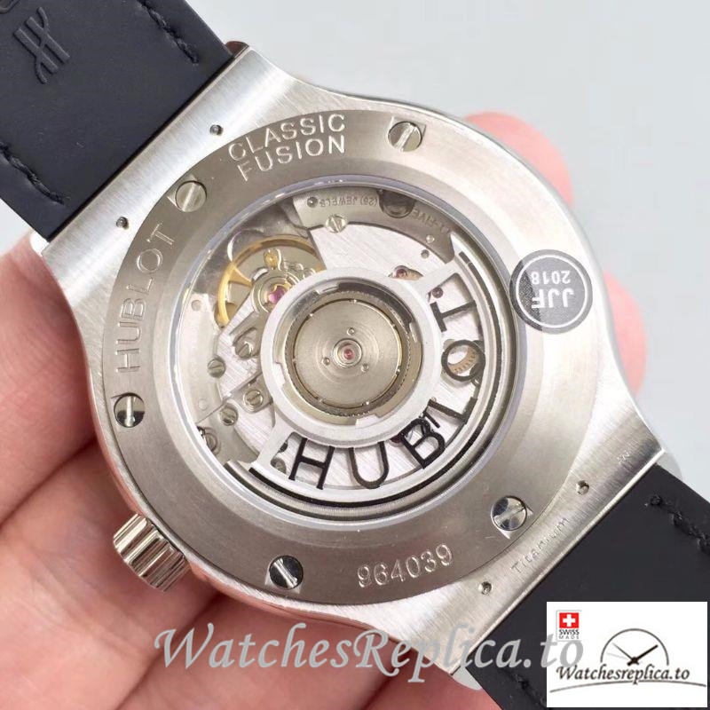 Swiss Hublot Classic Fusion Replica 511.NX.2610.LR Black Strap 38MM - WatchesReplica.is