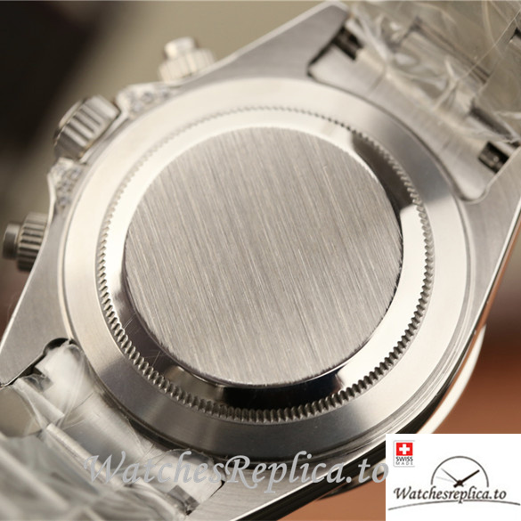 Swiss Rolex Daytona Replica 116598RBOW Stainless steel strap 40MM - WatchesReplica.is