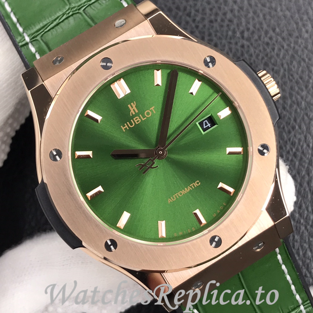 Hublot Replica Classic Fusion Series Leather strap 45MM - WatchesReplica.is
