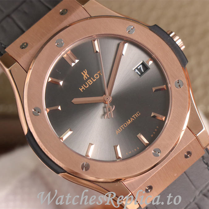 Hublot Replica Classic Fusion Series Leather strap 45MM - WatchesReplica.is