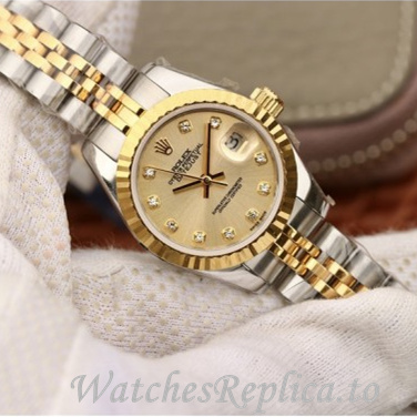Swiss Rolex Datejust Replica 279383 Stainless steel strap 28MM - WatchesReplica.is