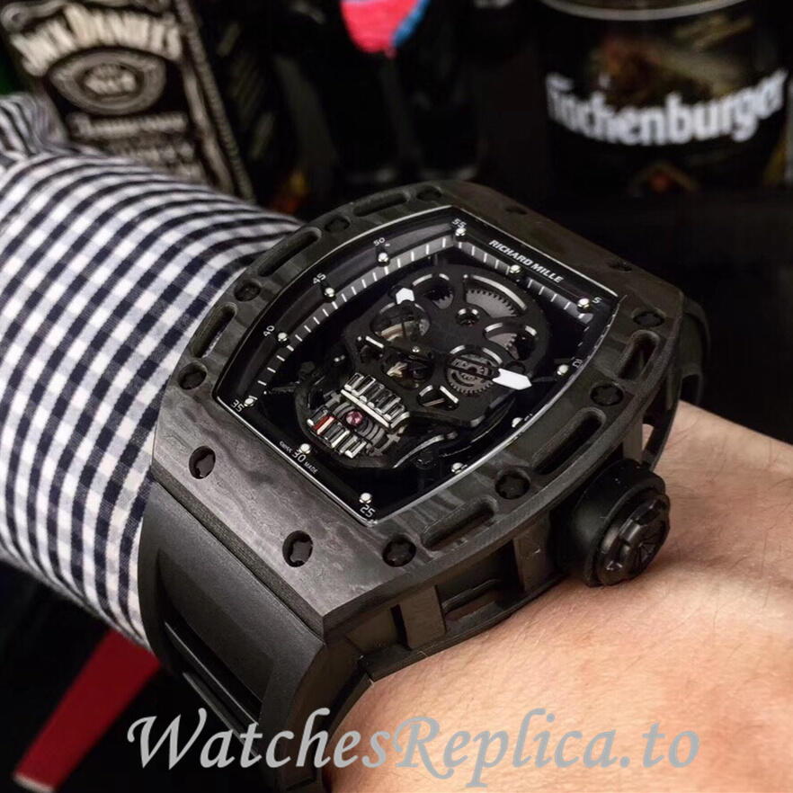 Richard Mille Replica RM052 Rubber strap 50MM - WatchesReplica.is