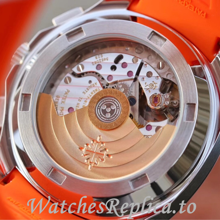 Patek Philippe Replica Aquanaut 5968A-001 Rubber strap 42.2MM - WatchesReplica.is