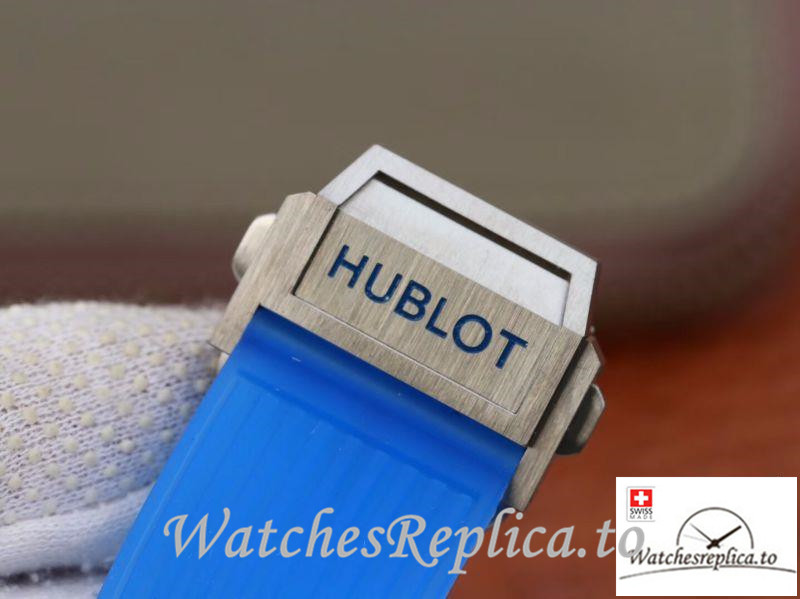 Swiss Hublot Big Bang Unico Replica 411.JX.4802.RT 001 Blue Transparent Strap 45MM - WatchesReplica.is