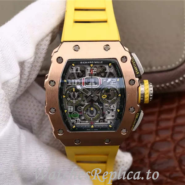 Richard Mille Replica RM11-03 Rubber strap 50MM - WatchesReplica.is